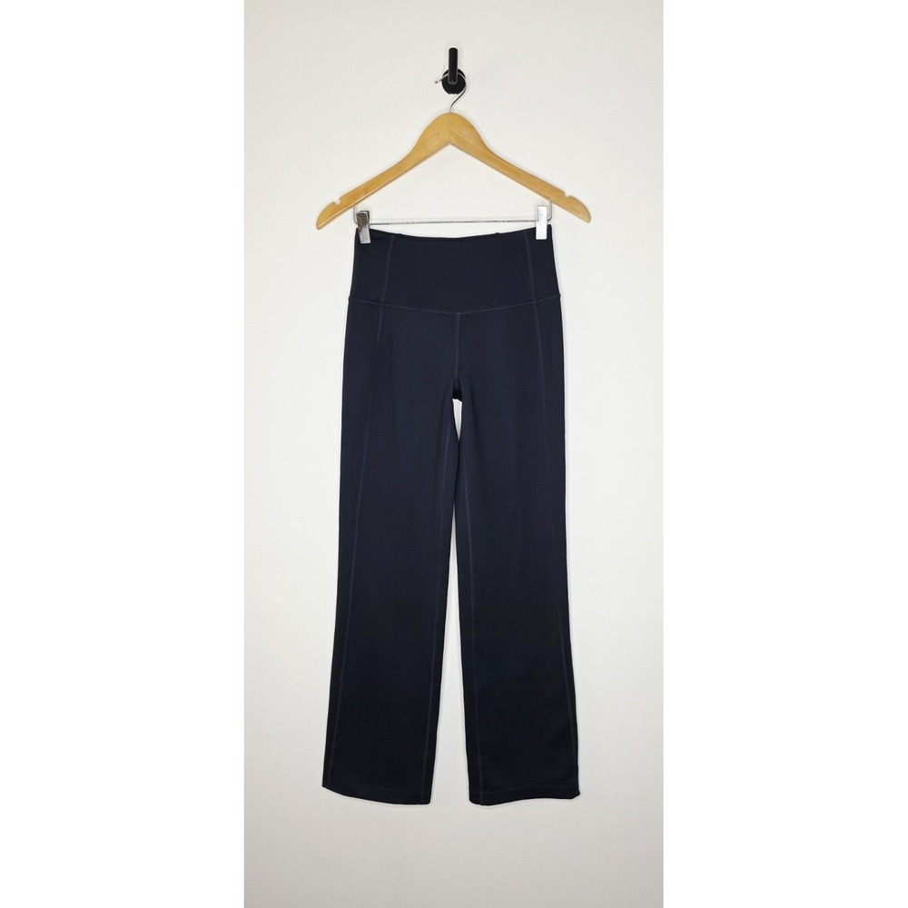 ZELLA Cozy Tech High Waist Straight Leg Pants Women's Size XS Navy Blue